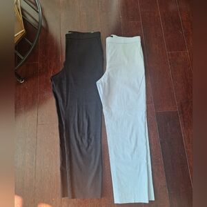 Womens Theory Pants Size 8. Black And Blue Pairs.